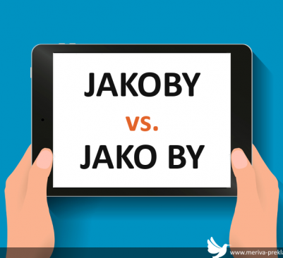 Rozdíl jakoby / jako by — co je správně?