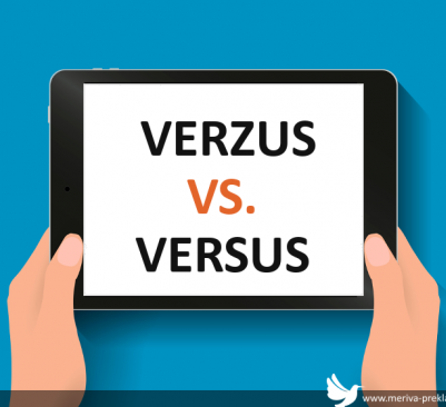 Verzus vs. versus — co je správně?