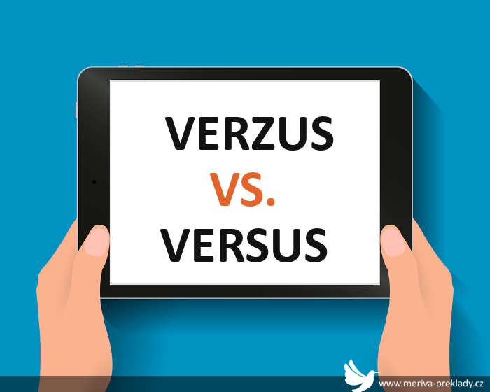 verzus, nebo versus