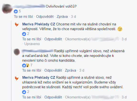 urážky